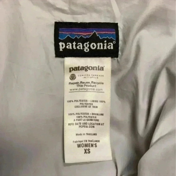 Patagonia Pelage Gray Sherpa Fleece Zip Up Jacket in size xs - Picture 8 of 8